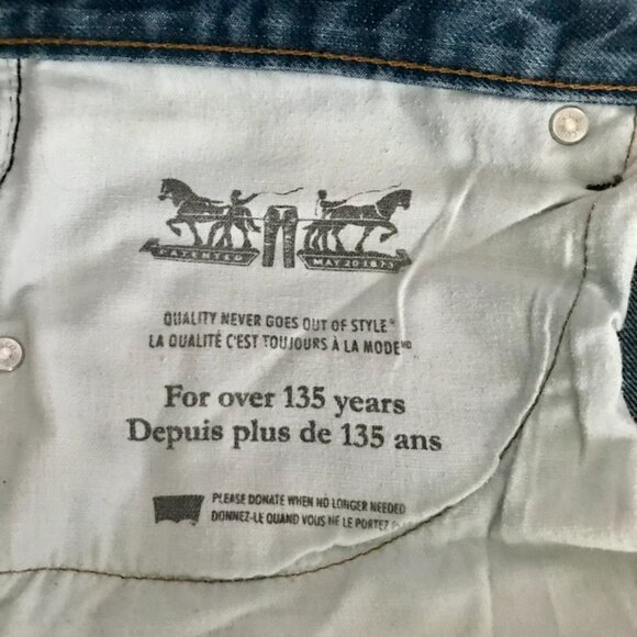 Levis 505 34X32 Denim Men's Jeans Pants Casual Outdoor Working - Picture 9 of 9